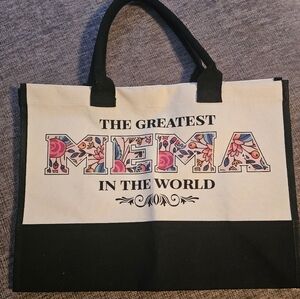 Canvas Tote Bag - The GREATEST MEMA IN THE WORLD tote